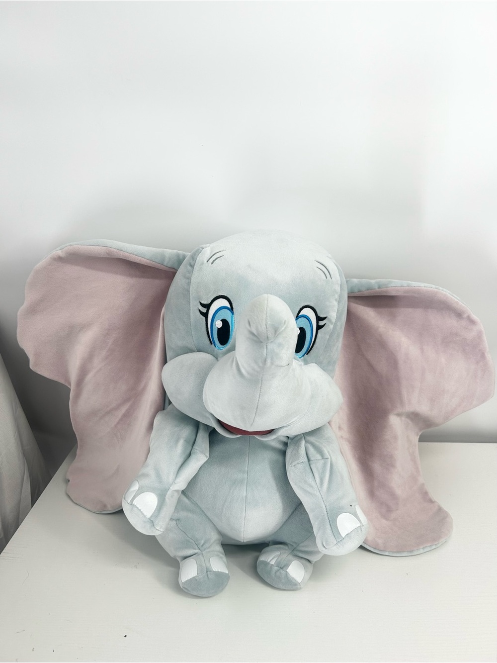 TY Disney Sparkle 16” Beanie Buddy DUMBO the Elephant Stuffed Animal Plush Large
